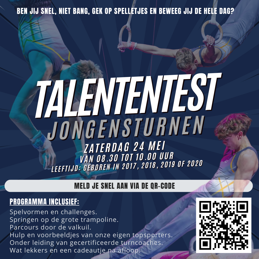 Flyer Talententest Turnen