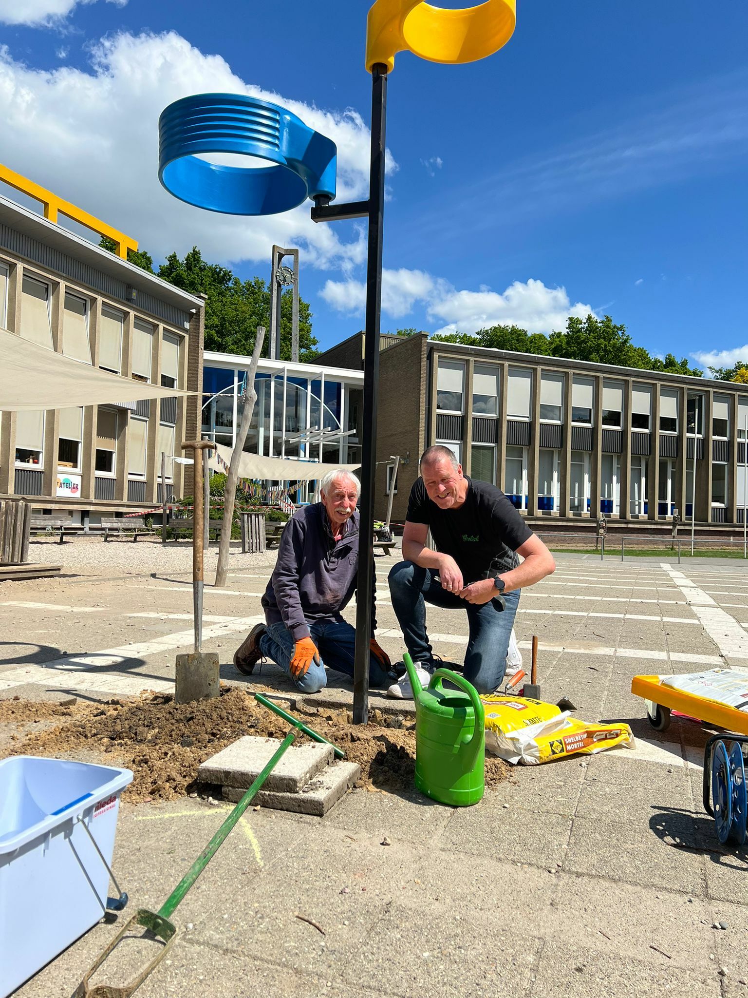 Korfbalboom Oranje Zwart