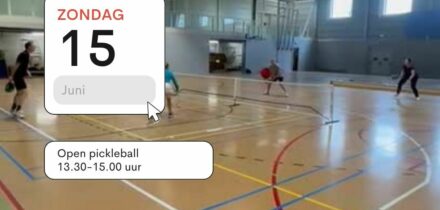 Aankondiging clinic pickleball