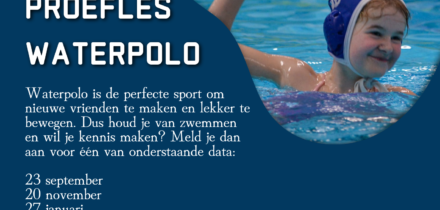 Proefzwemmen waterpolo